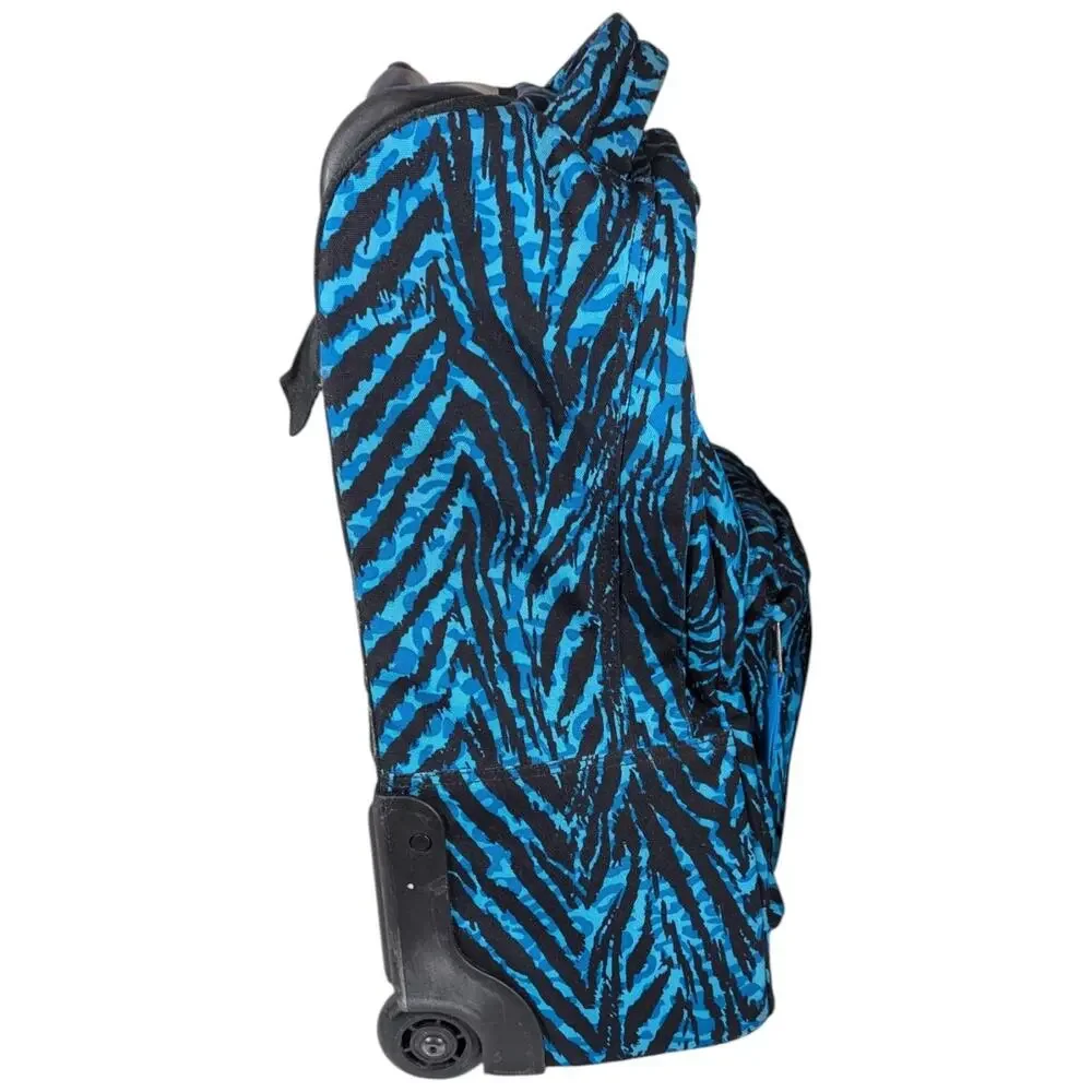 Jansport Wheeled Superbreak Rolling Backpack The 9 Carry Luggage Suitcase Blue